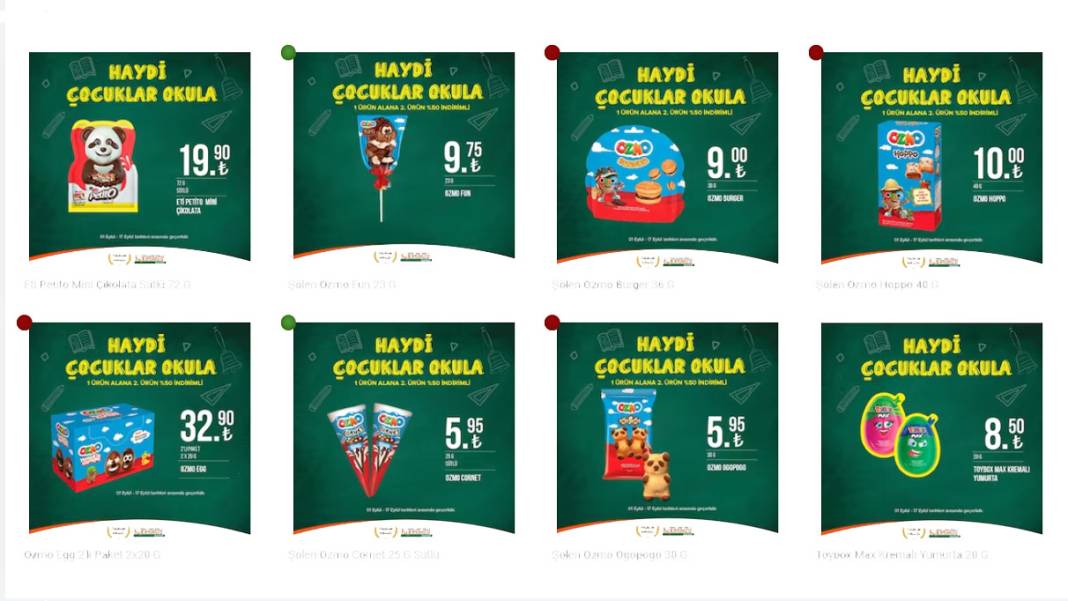 Okulların açılmasının ardından Tarım Kredi Market'ten dev indirim: İşte 12 -17 Eylül 2023 market kataloğu 11